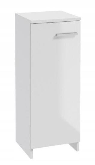Deftrans Stojaca kúpeľňová skrinka biely lesk 79x30 cm