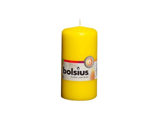 Bolsius Valec 60x120 žltá sviečka RAL