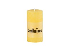 Bolsius Rustic Valec 68x130 žltá sviečka