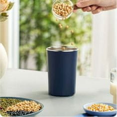 HOME & MARKER® Prenosný mini elektronický mlynček na kávu (modrá farba) | GRIDZ