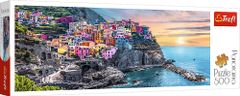 Trefl Panoramatické puzzle Vernazza pri západe slnka, Taliansko 500 dielikov