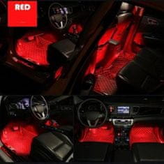 JOIRIDE® LED svetlá do auta | AMBILED Červená