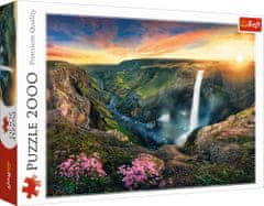 Trefl Puzzle Vodopád Háifoss, Island 2000 dielikov