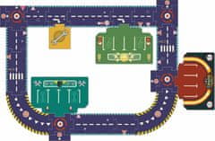 Djeco Podlahové obrysové puzzle Cesty 24 dielikov