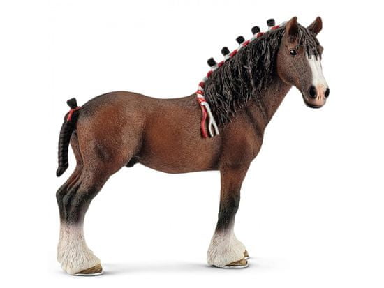 sarcia.eu Schleich Farm World - Figurka koňa plemena Clydesdale, vraník, figurka pre deti od 3 rokov