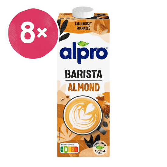 Alpro Barista mandlový nápoj 1l, 8 ks