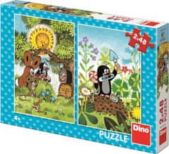 DINO Puzzle Krtko a priatelia 2x48 dielikov