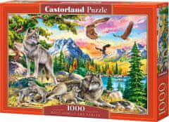 Castorland Puzzle Vlčia rodinka 1000 dielikov