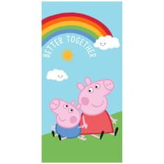 Jerry Fabrics Bavlnená osuška Peppa Pig 08 70x140 cm 100% Bavlna