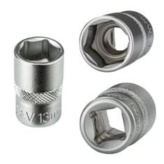 DEMA Nástrčkový kľúč / orech krátky 13 mm 3/8"