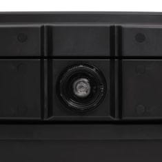 Petromila vidaXL Bezpečnostná schránka, čierna 44x37x34 cm