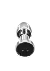 Toyjoy ToyJoy Buttocks The Glider Vibrating Metal Buttplug Small Silver análny kolík