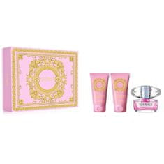 Versace Bright Crystal - EDT 50 ml + telové mlieko 50 ml + sprchový gél 50 ml