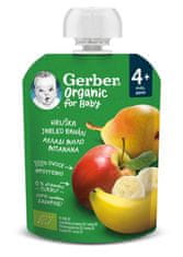 Gerber Organic Kapsička hruška, jablko a banán 90 g