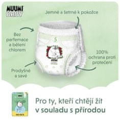 MUUMI BABY Baby Pants 5 Maxi+ 10-15 kg (54 ks), nohavičkové eko plienky