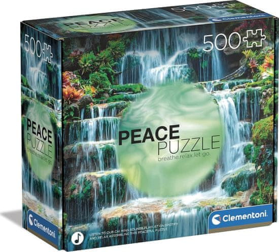 Clementoni Peace puzzle: Zurčenie vody 500 dielikov