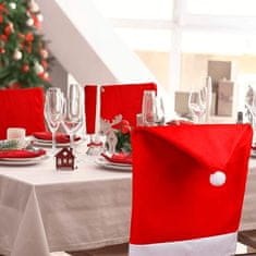 Netscroll Sviatočný obal na stoličku (4 kusy), darčeky, nápad na darček, vianočné darčeky, vianočné produkty, ChairSanta