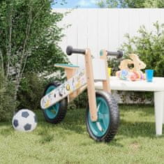 shumee Balančný bicykel pre deti modrý potlač