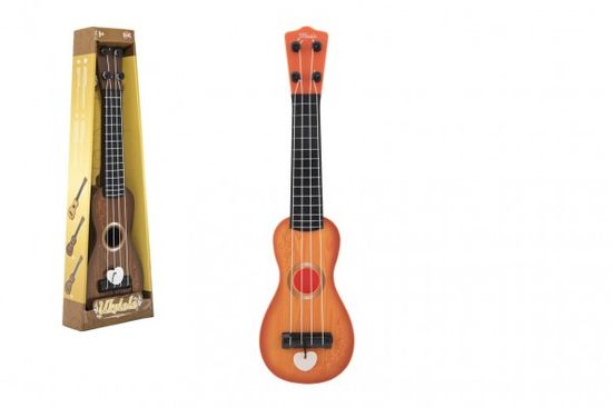 Teddies Ukulele / gitara plast 39cm s trsátka 2 farby