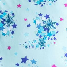 Jerry Fabrics Obliečky Frozen Light blue 02 svietiaci efekt 140x200, 70x90 cm