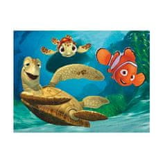 Dino Toys drevené obrázkové kocky Hľadá sa Nemo - 12 kociek