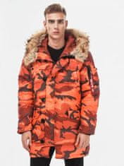 Alpha Industries  Pánska Zimná bunda N3-B Puffer Oranžová S