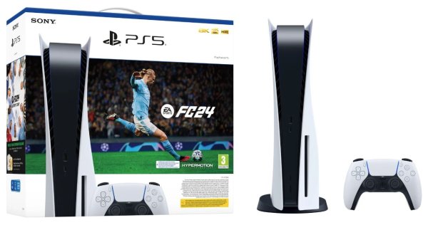 herní konzole Sony Playstation 5 EA SPORTS FC 24 PS711000040030 hra součástí balení PS5