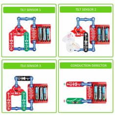 Netscroll 17 v 1 didaktický komplet na spoznávanie základov elektriky, didaktická hračka s radom experimentov, pre budúcich elektrikárov, vzdelávacia hračka na rozvoj logického myslenia, ScienceKit