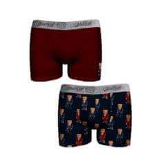 John Frank Pánske boxerky John Frank JF2BEF30 2PACK vp76376 L