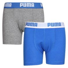 Puma 2PACK chlapčenské boxerky viacfarebné (701219336 417) - veľkosť 128