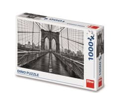 DINO Puzzle Čiernobiely New York 1000 dielikov