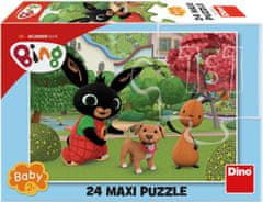 DINO Puzzle Bing so psíkom MAXI 24 dielikov