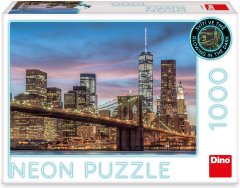 DINO Svietiace puzzle New York 1000 dielikov