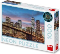 DINO Svietiace puzzle New York 1000 dielikov