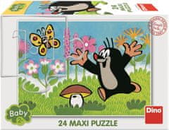 DINO Puzzle Krtko a huba MAXI 24 dielikov