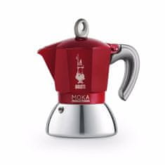 BIALETTI Mokka kávovar New Mokka Induction na 4 šálky červený