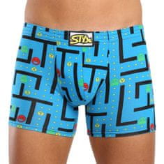 Styx 3PACK pánske boxerky long art klasická guma viacfarebné (3F12914) - veľkosť M