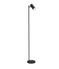 WOFI WOFI Stojacia lampa Toulouse 1x 10W LED 1050lm 3000K čierna plus zlatá 3003-104