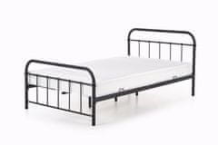Halmar Kovová posteľ Donasi 120x200 cm čierna