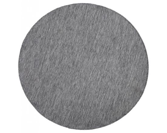NORTHRUGS Kusový koberec Twin-Wendeteppiche 103097 grau creme kruh – na von aj na doma