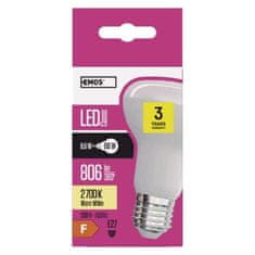 EMOS LED žiarovka Classic R63 / E27 / 8,8 W (60 W) / 806 lm / teplá biela