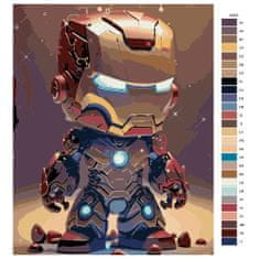 Malujsi Maľovanie podľa čísel - Iron Man 04 - 80x100 cm, plátno vypnuté na rám