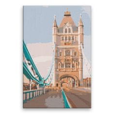 Malujsi Maľovanie podľa čísel - Tower Bridge 02 - 80x120 cm, bez dreveného rámu