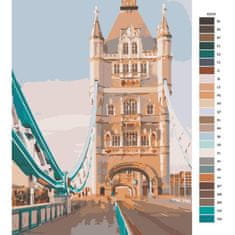 Malujsi Maľovanie podľa čísel - Tower Bridge 02 - 80x120 cm, bez dreveného rámu