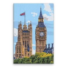 Malujsi Maľovanie podľa čísel - Big Ben - 80x120 cm, plátno vypnuté na rám