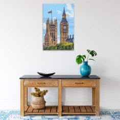 Malujsi Maľovanie podľa čísel - Big Ben - 80x120 cm, plátno vypnuté na rám