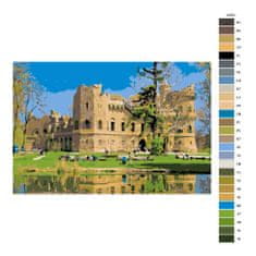 Malujsi Maľovanie podľa čísel - Jánov hrad - 120x80 cm, bez dreveného rámu