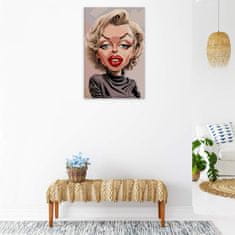 Malujsi Maľovanie podľa čísel - Marilyn Monroe 05 - 40x60 cm, bez dreveného rámu