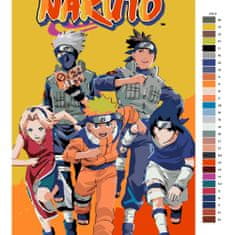 Malujsi Maľovanie podľa čísel - Anime Naruto 04 - 80x120 cm, bez dreveného rámu