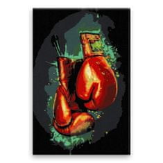 Malujsi Maľovanie podľa čísel - Boxerské rukavice - 40x60 cm, plátno vypnuté na rám